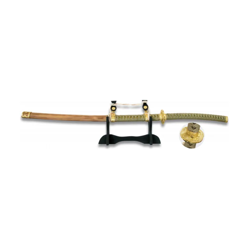 Katana Acero Madera Mango Invertido de 69 cm de longitud y hoja de acero de carbono 31540
