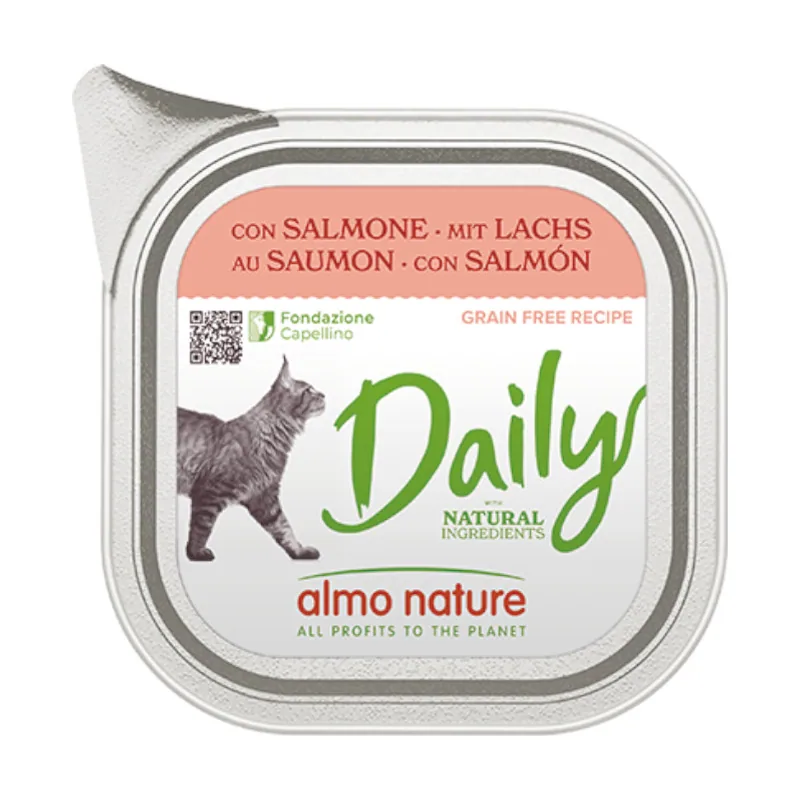 12 tarrinas x 100 g Daily Grain Free Salmón