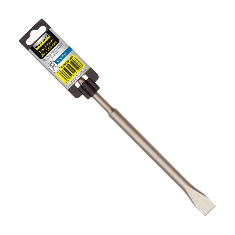 Cincel martillo sds plus plano 20x250 mm.