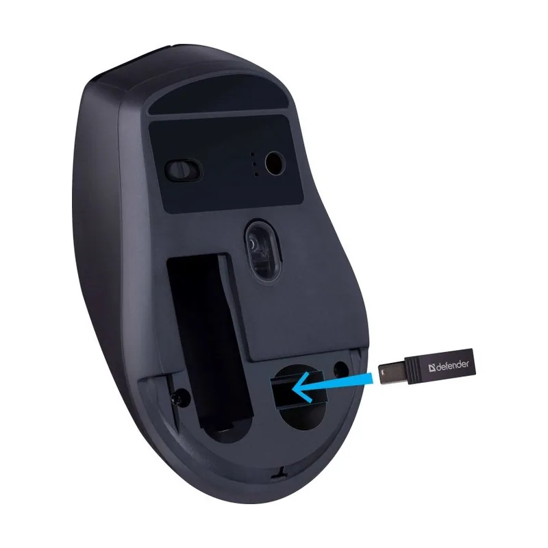 Mouse effect x ms-095 rf black 1600dpi