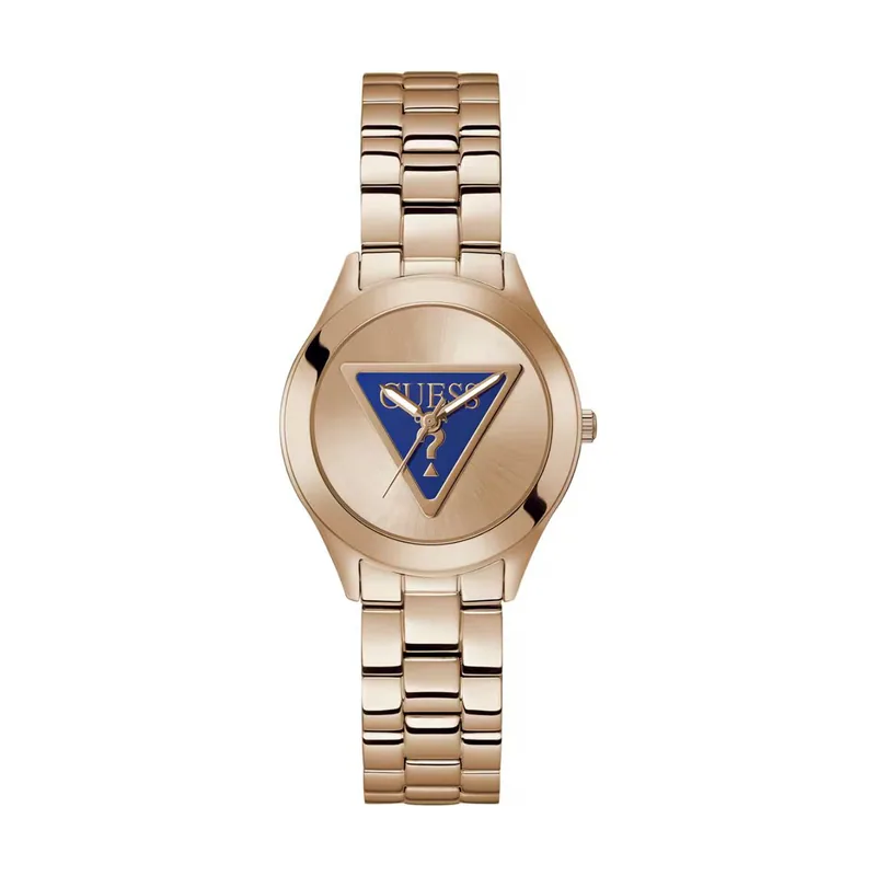 Tri Plaque Reloj de Acero Inoxidable para Mujer