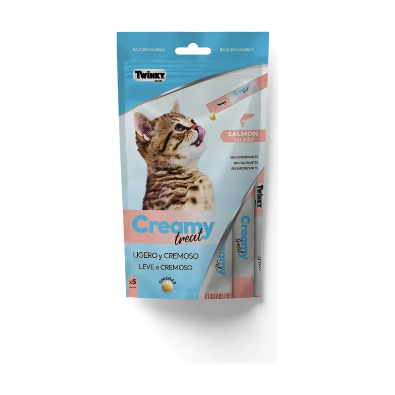 Snacks Creamy de Salmón para Gatos 110 GR