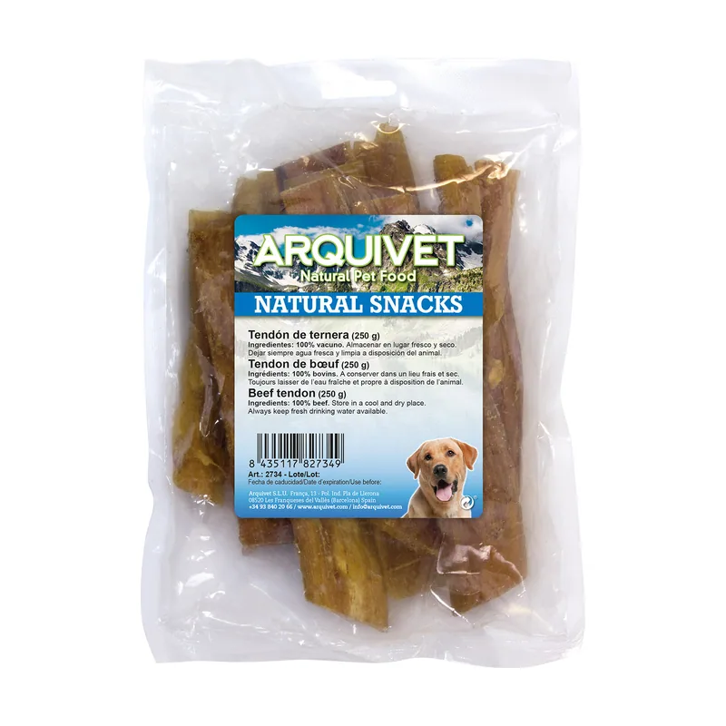 Tendones de Ternera para Perros 250 GR