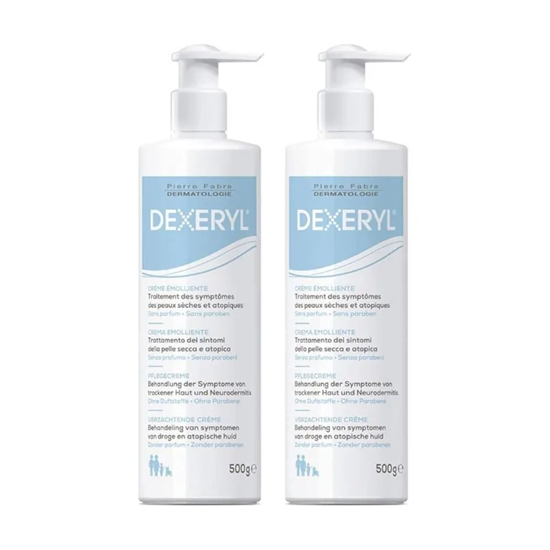 Dexeryl Crema Emoliente 2x500 ml