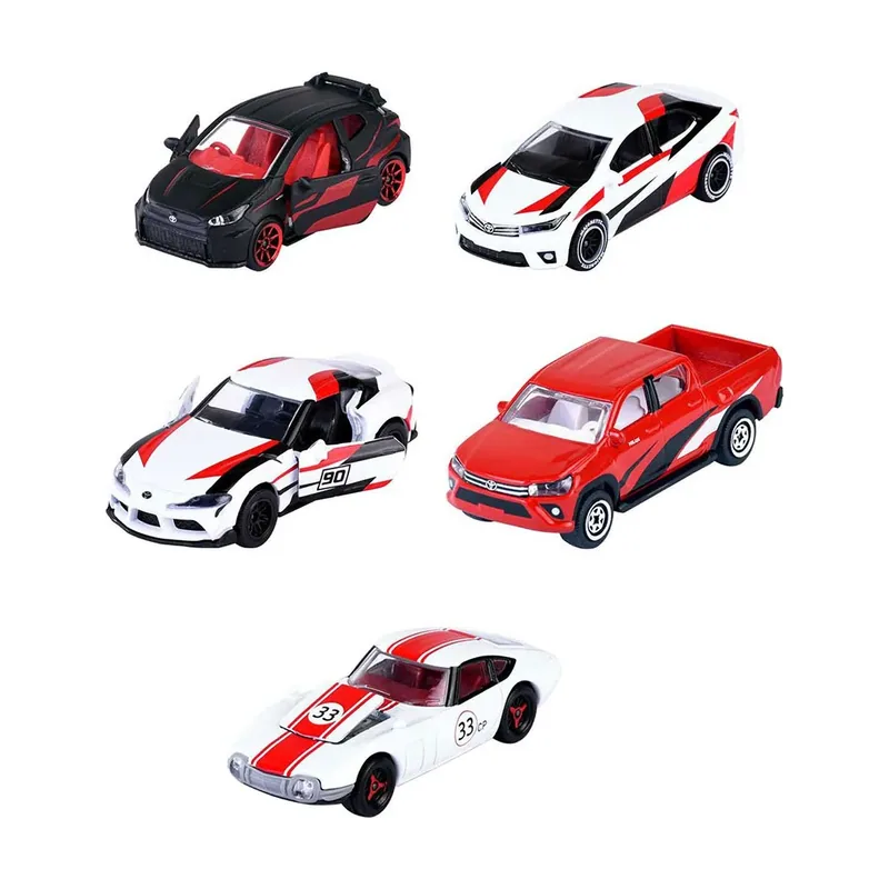 Set 5 coches Toyota Racing