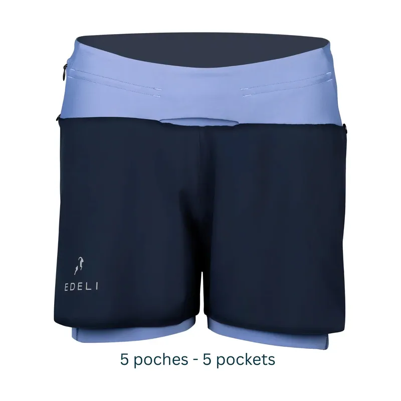 Pantalón corto 3 en 1 para mujer EDLWB009