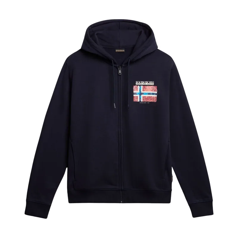 Sudadera con capucha y cremallera Guiro