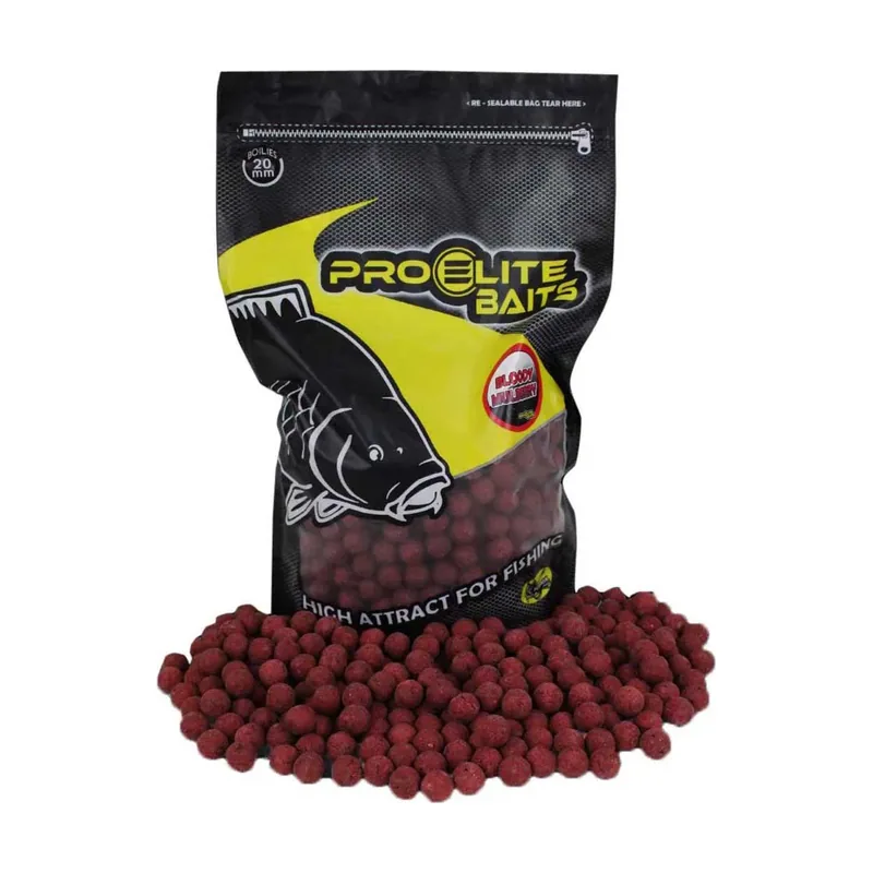 Elite Baits Boilie Bloody Natural Morera 2,5 kg