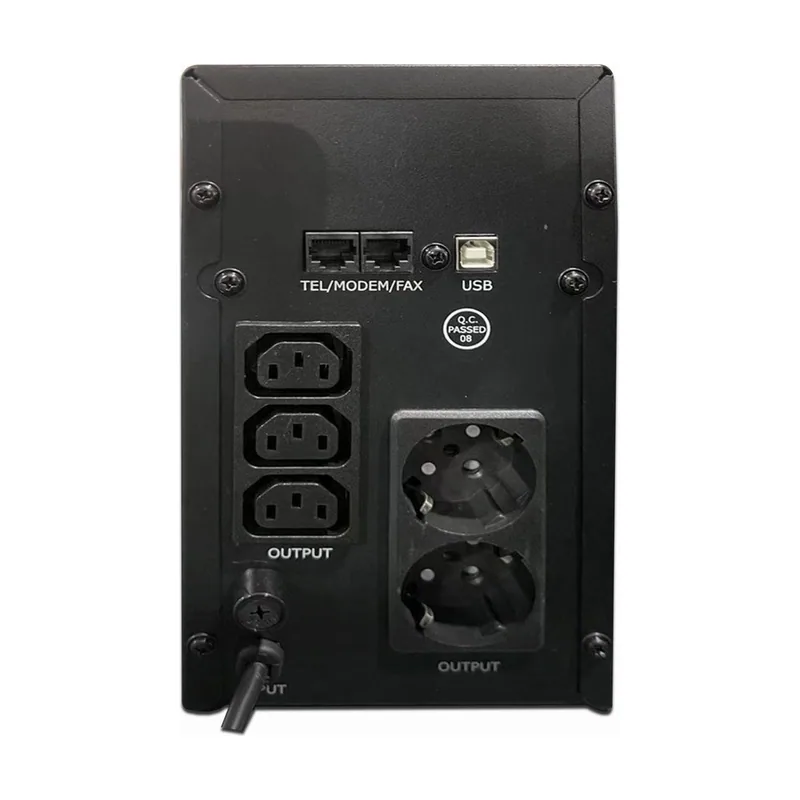 EG-UPS-035 sistema de alimentación ininterrumpida UPS Línea interactiva 2 kVA 1200 W 5 salidas AC
