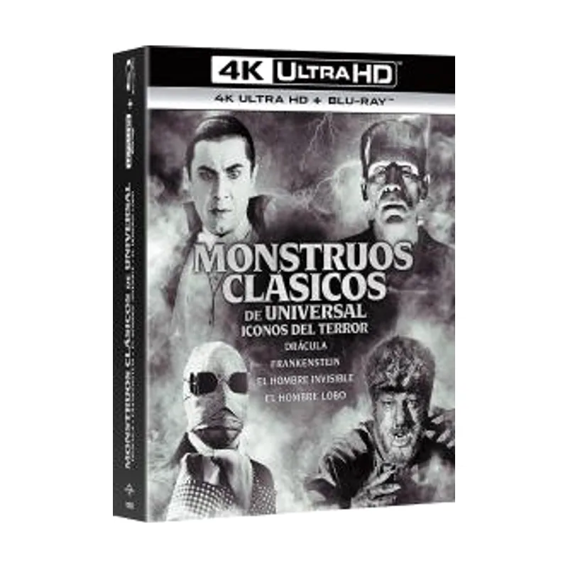Monstruos Clásicos Universal Pack Ultra-HD + Blu-ray