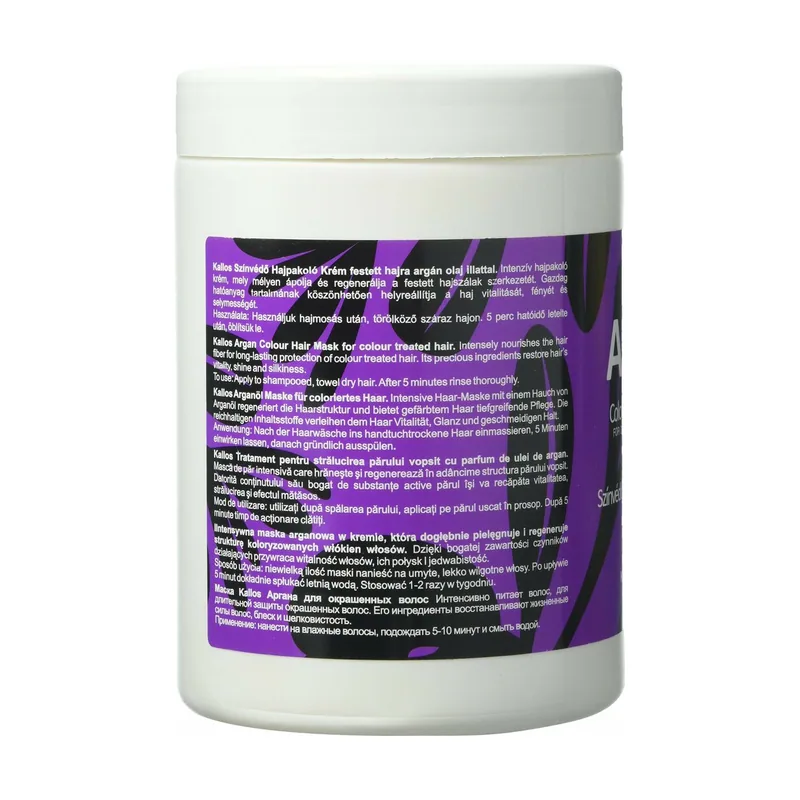 Mascarilla para cabello teñido Argan 1 L