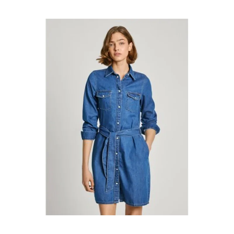 Vestido Regular Denim PL953581HT8