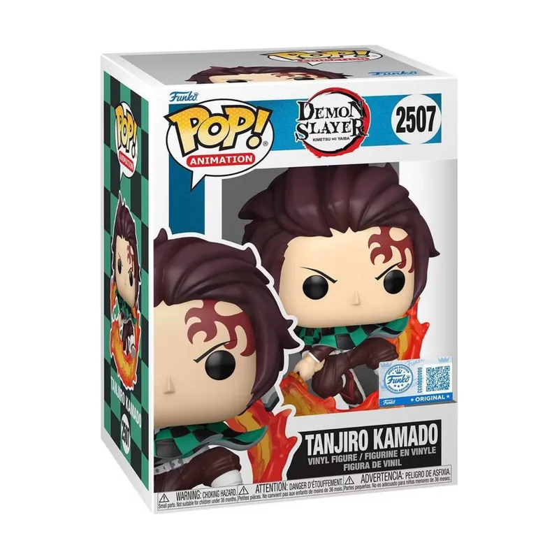 POP! Animation Demon Slayer Figura de Vinilo Tanjiro Kamado