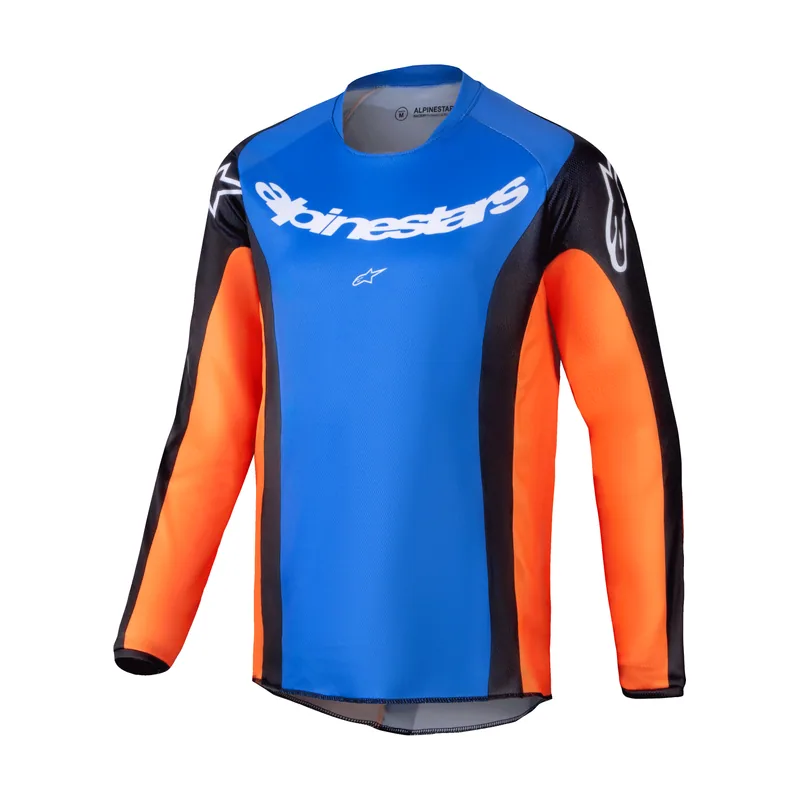 Jersey Racer Melt Juvenil 2025 Naranja/Azul