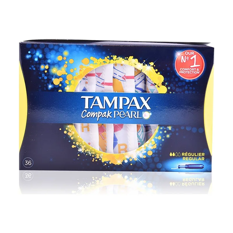 Pearl Compak Tampón Regular 36 uds