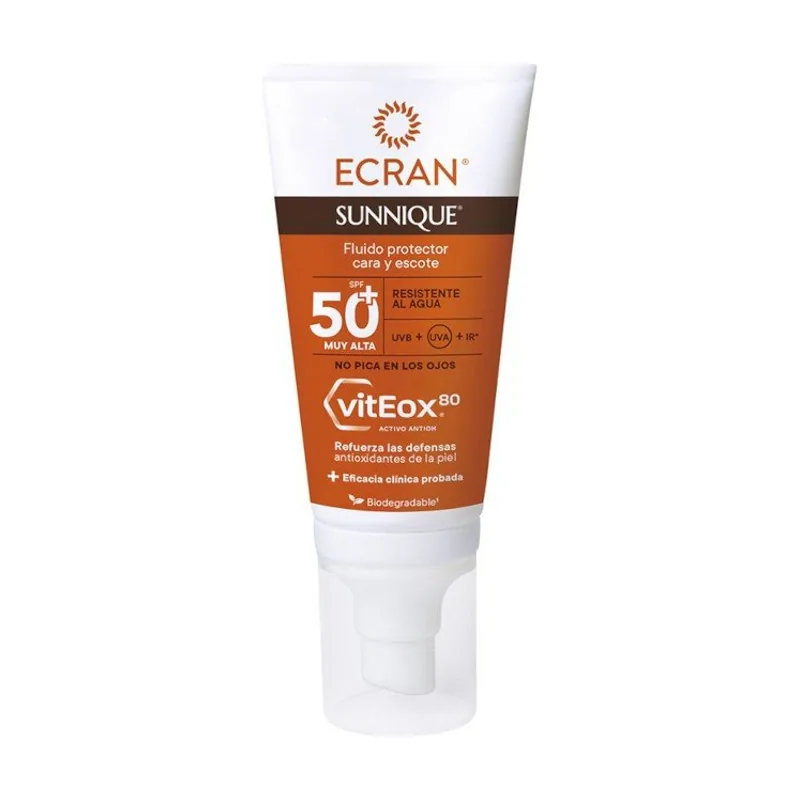 Ecran Sunnique Fluido Protector Facial Spf50+ 50 ml
