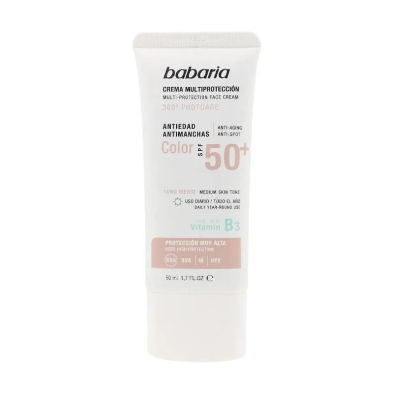 Babaria Solar Multiproteccion Crema Antimanchas Spf50+ 50 ml