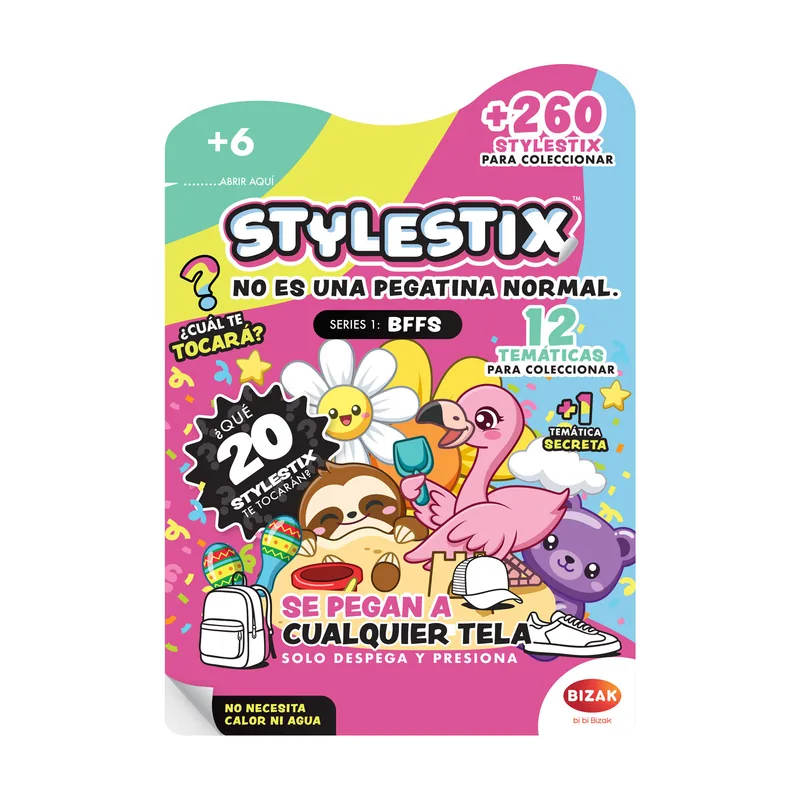 Stylestix Sobre Sorpresa con Pegatinas para Tela