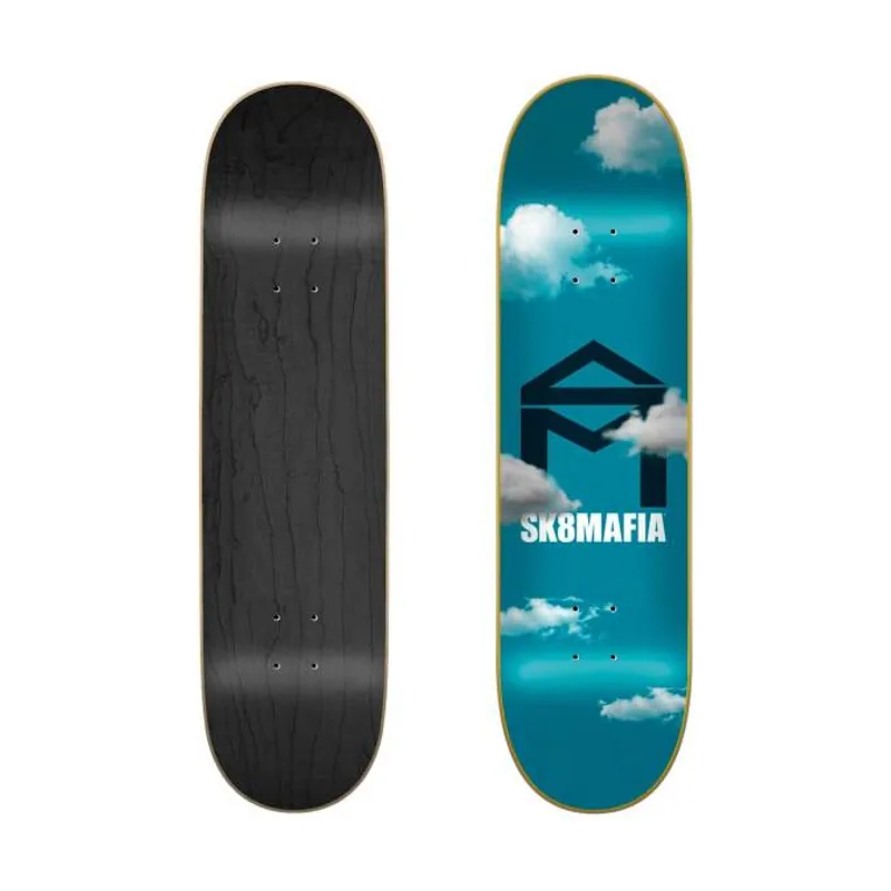 Skateboard House Logo Clouds 8.0"