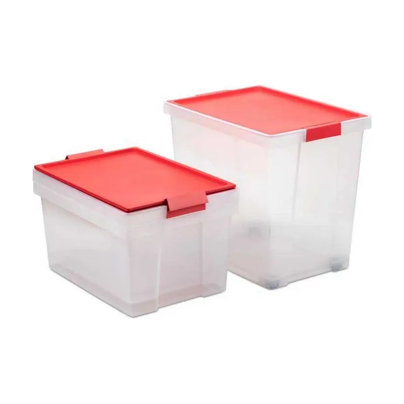 Caja De Almacenamiento Multiusos 2x35l 1x60l 3 uds