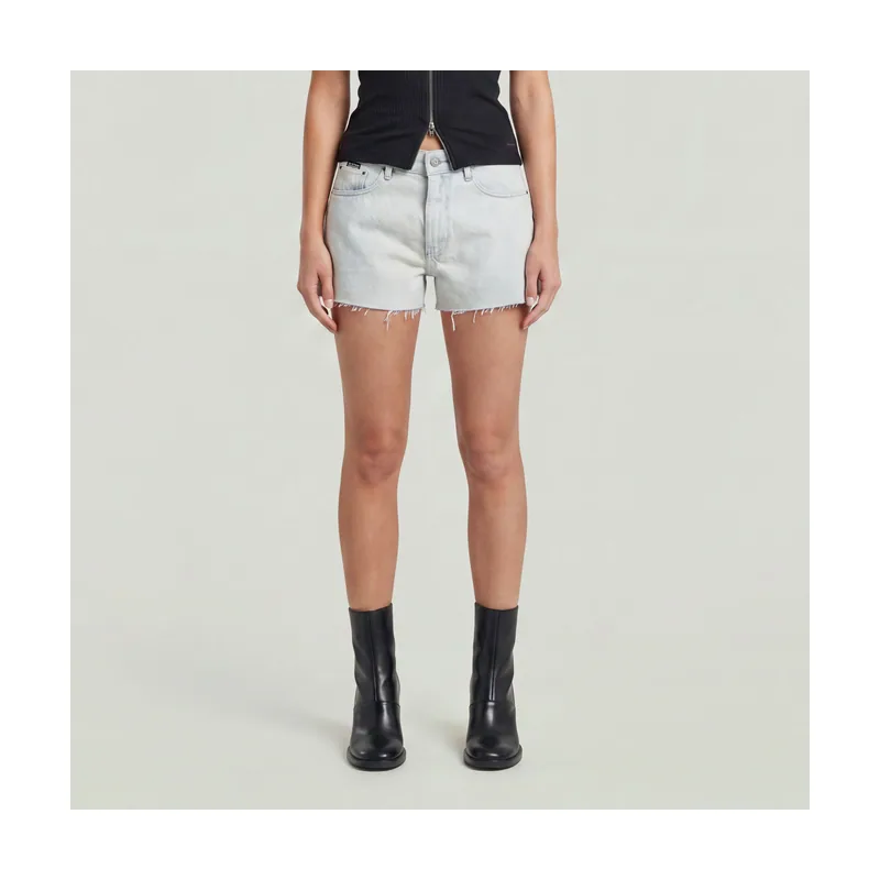 Shorts True Raw Edge - Azul claro - Mujer D24376-D436