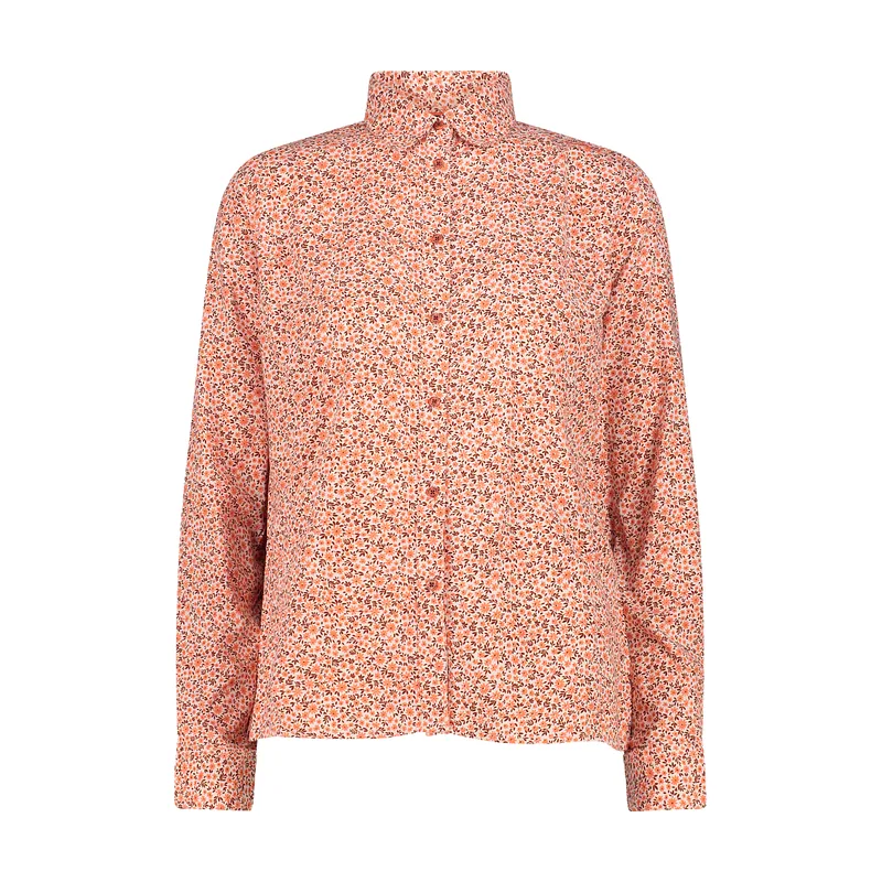 Camisa de manga larga estampada mujer 34S6156