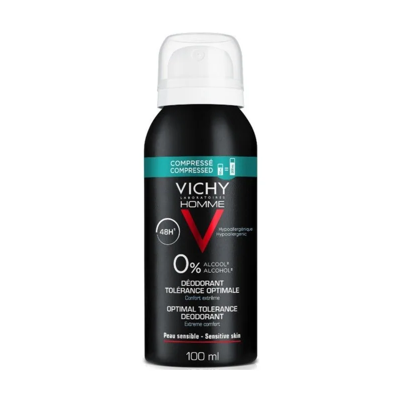 Vichy Homme Desodorante en Spray Tolerancia Óptima 100ml