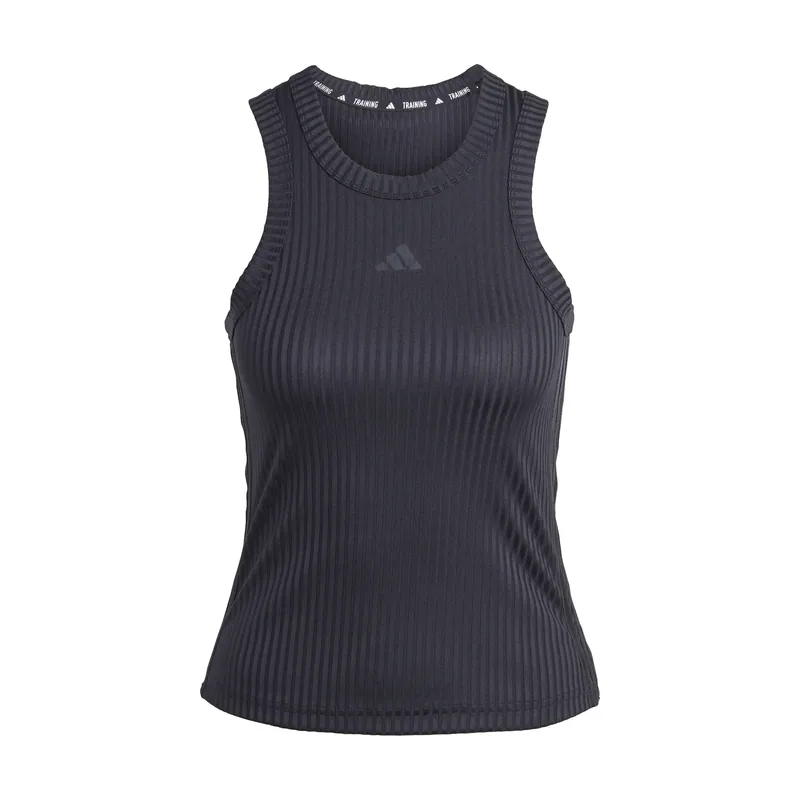 Camiseta de tirantes de canalé para mujer Tonal 3-Stripes