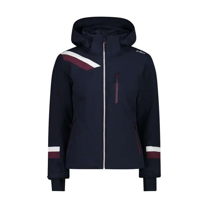 Chaqueta con capucha y cremallera para mujer 32W0576AZ