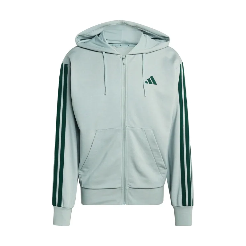 Sudadera con capucha y cremallera Essentials 3-Stripes French Terry