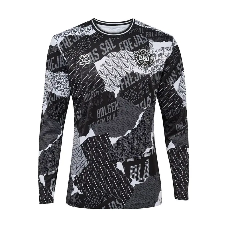 Camiseta de prepartido de manga larga Dinamarca 2023/24
