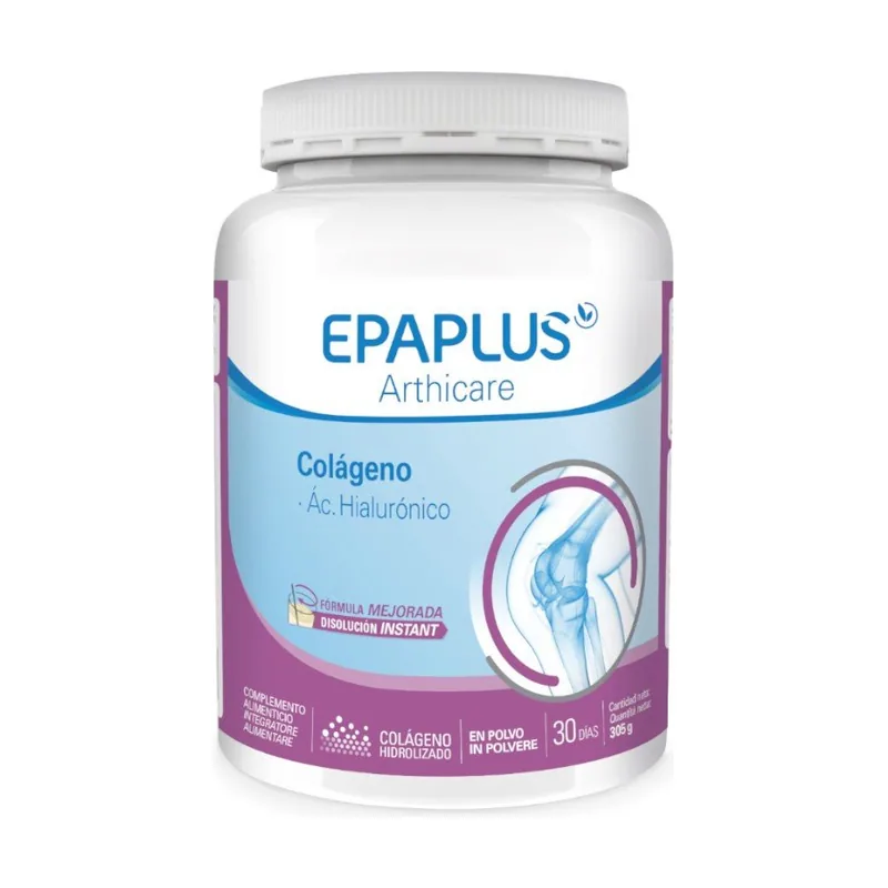 EpaPlus Arthicare Colágeno + Ácido Hialurónico Sabor Vainilla 305gr