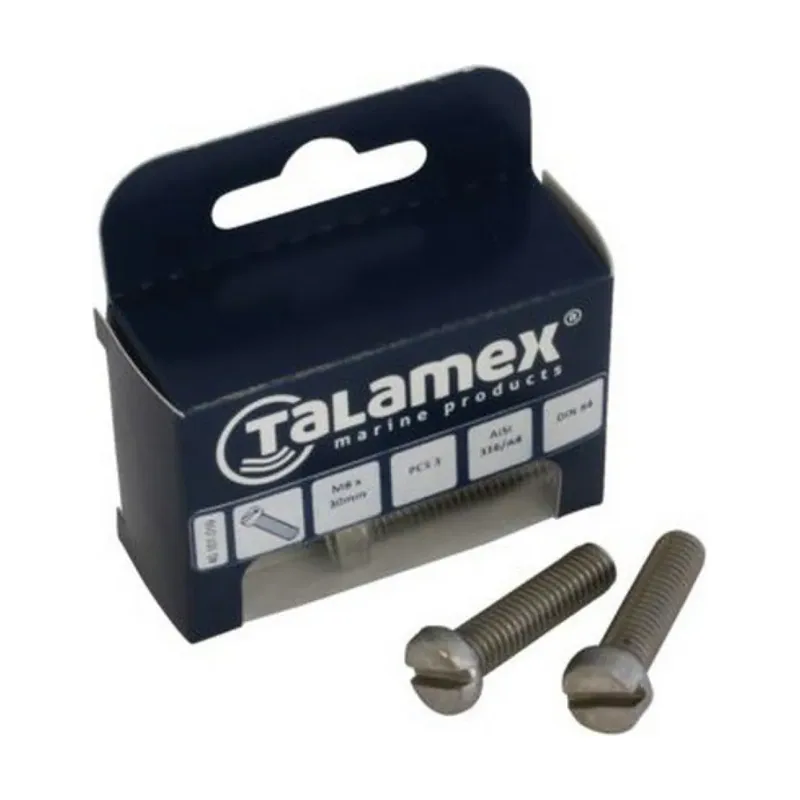Tornillo De Cabeza De Pan 6 uds