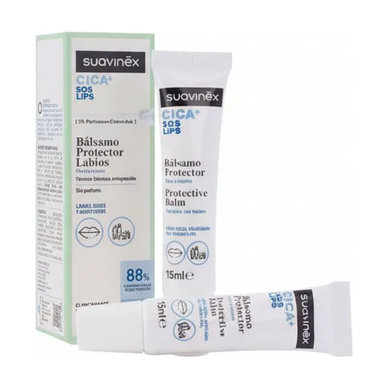 Suavinex Cica+ SOS Lips Bálsamo Protector Reparador Labios 15 ml