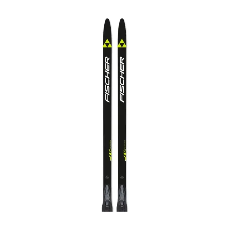 Esquís De Fondo Clásico Twin Skin Active + Fijaciones 204 cm Negro