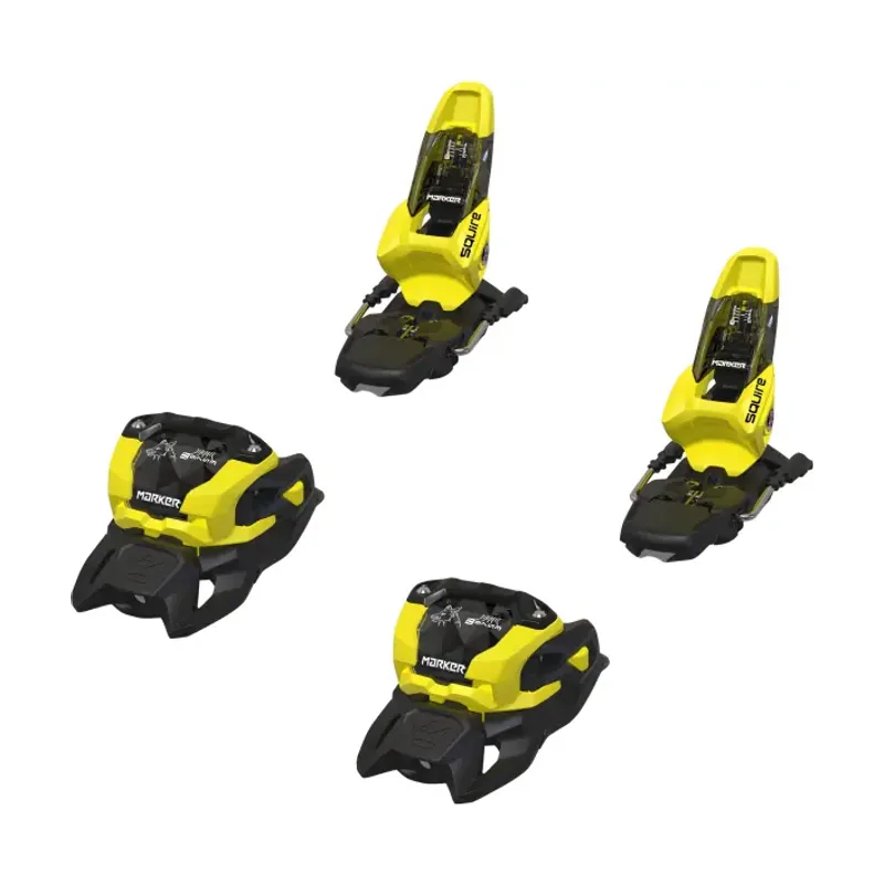 Squire 11 Fijaciones De Esquí 100 mm Black/Yellow