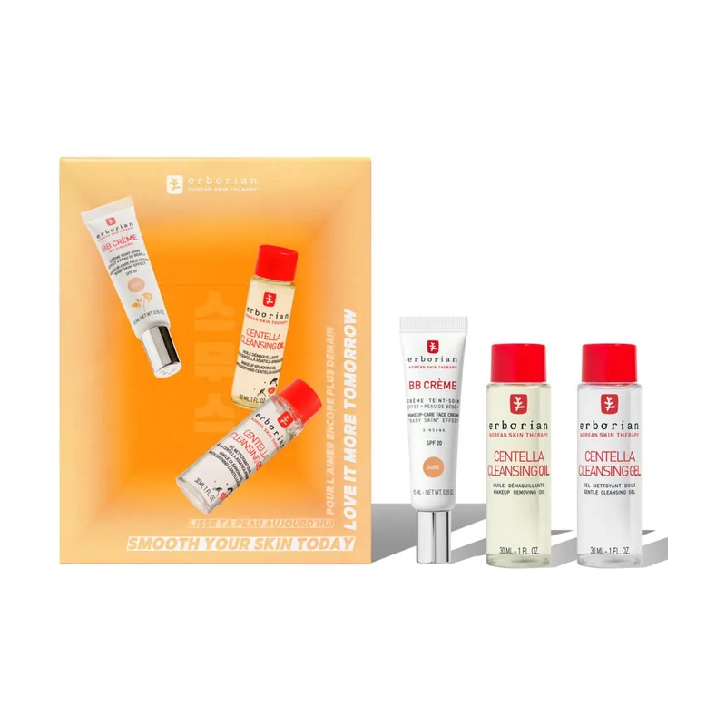 Erborian Kit BB Cream Doré 15 ml + Doble Limpieza Centella 30 ml + 30 ml