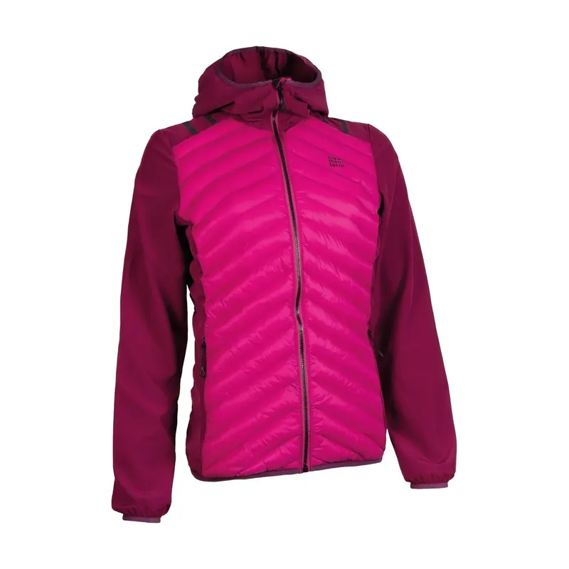 Chaqueta de senderismo acolchada mujer Anexo
