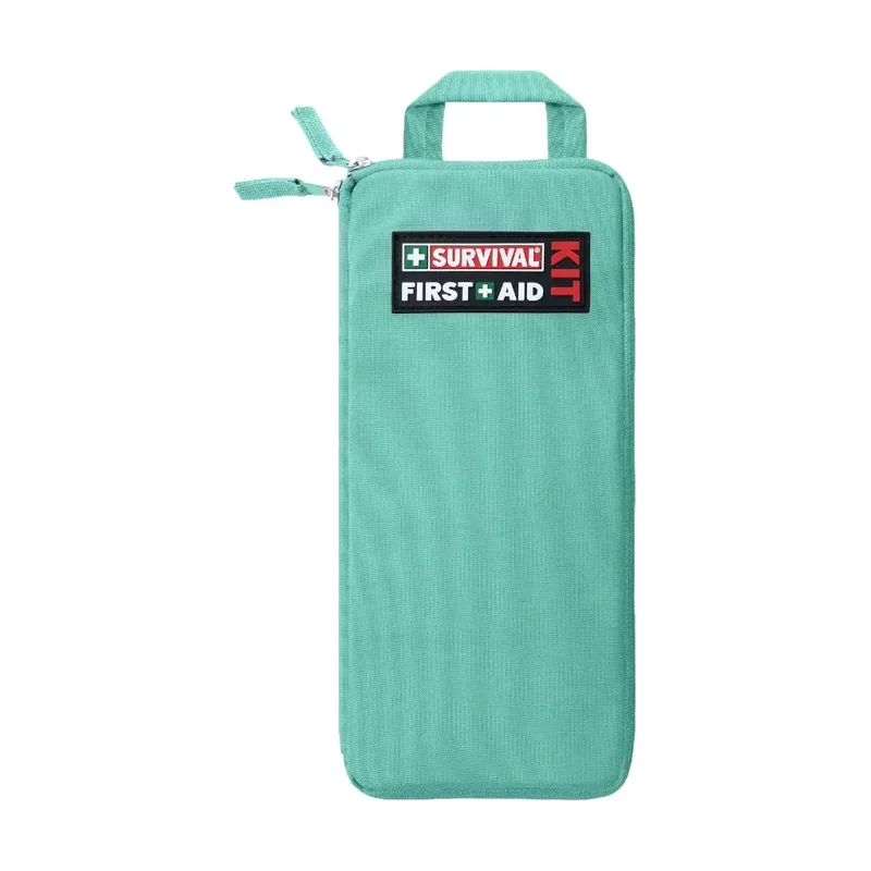 Trousse de primeros auxilios fina Slimline Verde