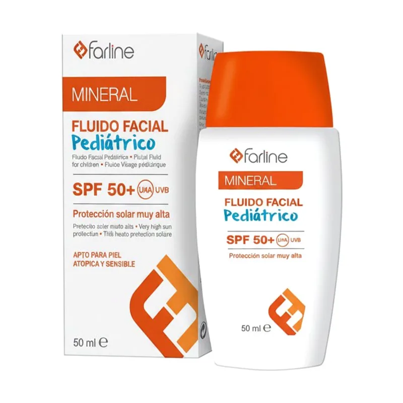 Farline Fluido Mineral Facial Pediátrico SPF50+ 50 ml