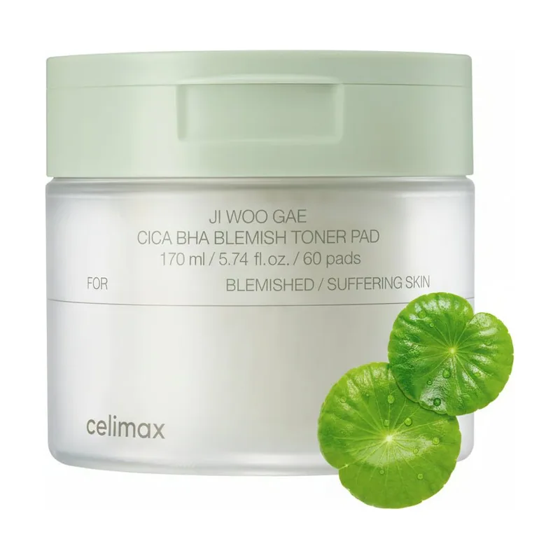Celimax Cica BHA Blemish Toner Pads Antiimperfecciones 60