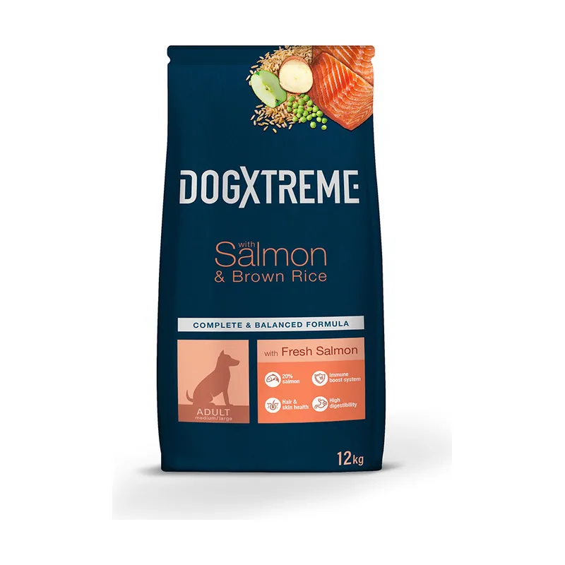 2 x 12 kg Salmón y Arroz pienso