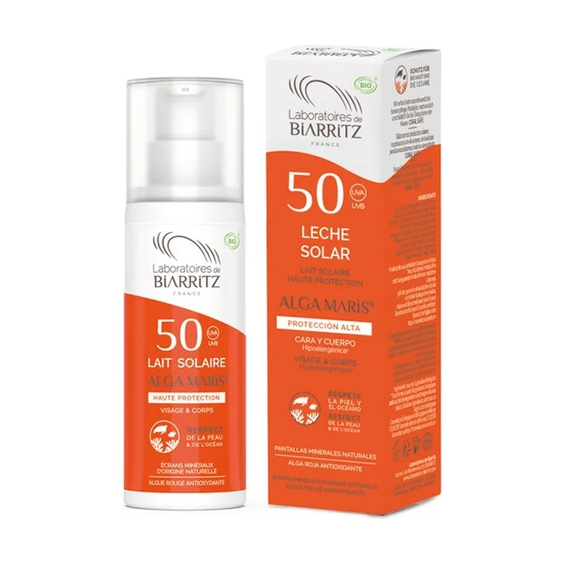 Lab Biarritz Leche Solar Spf50 Alga Maris 100 ml
