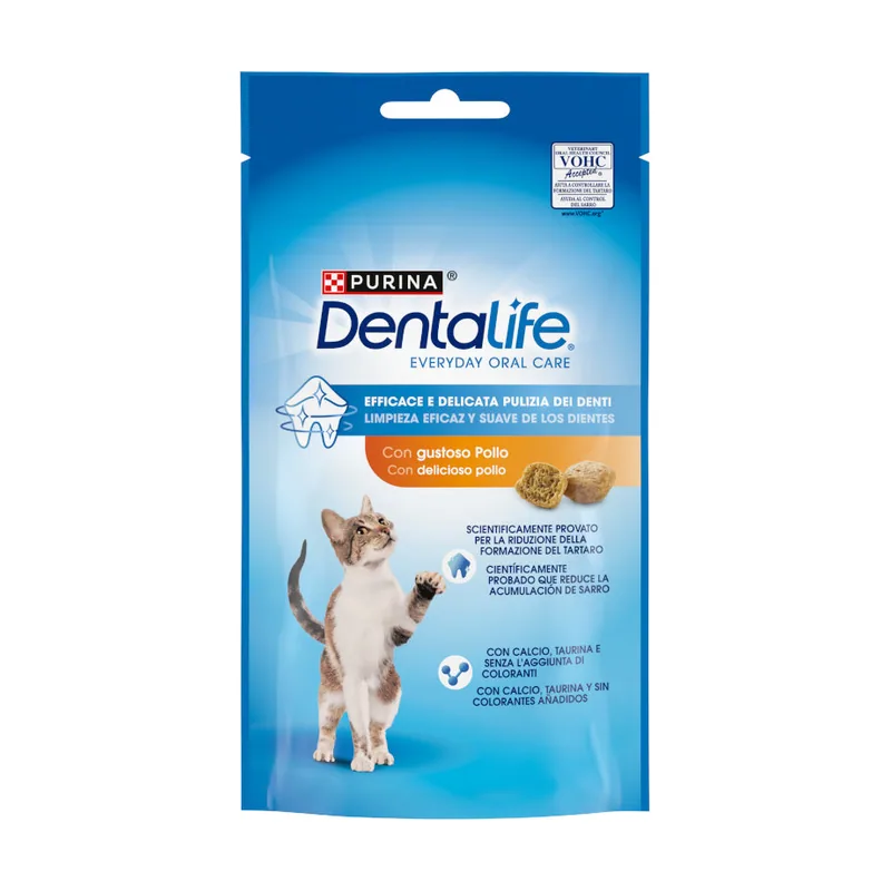 4 bolsitas x 40 g Snack Dentales Pollo para gatos