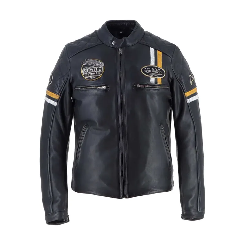 Chaqueta de Cuero Race Now
