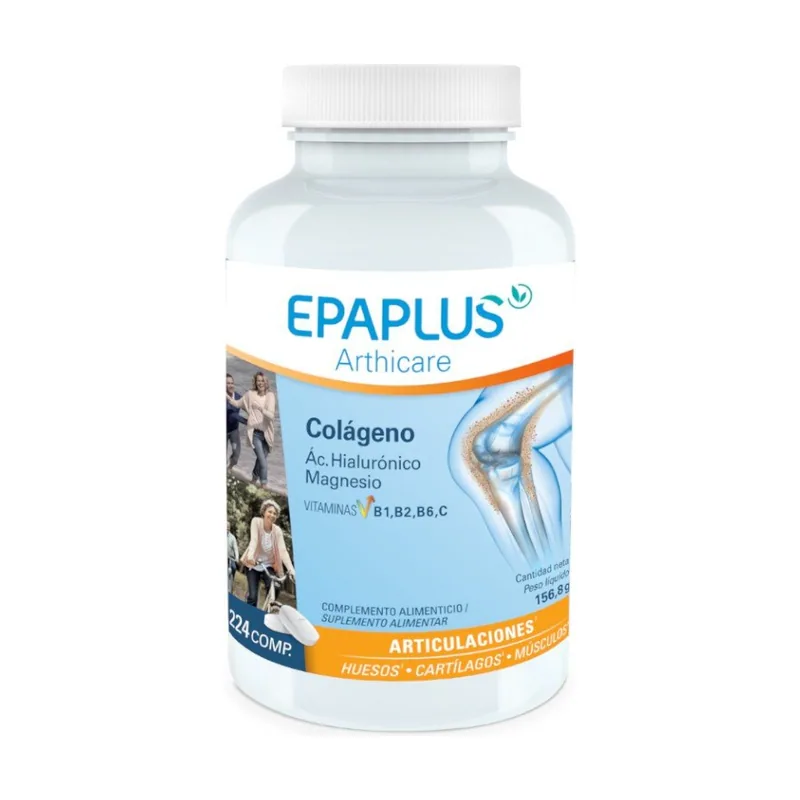 EpaPlus Arthicare Colágeno + Ácido Hialurónico + Magnesio 224 Comprimidos