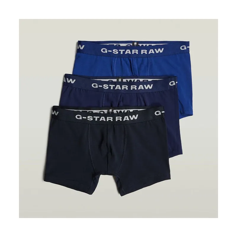 Paquete de Tres Calzoncillos Boxer Blue Tone - Multi color - Hombre D23773-D516