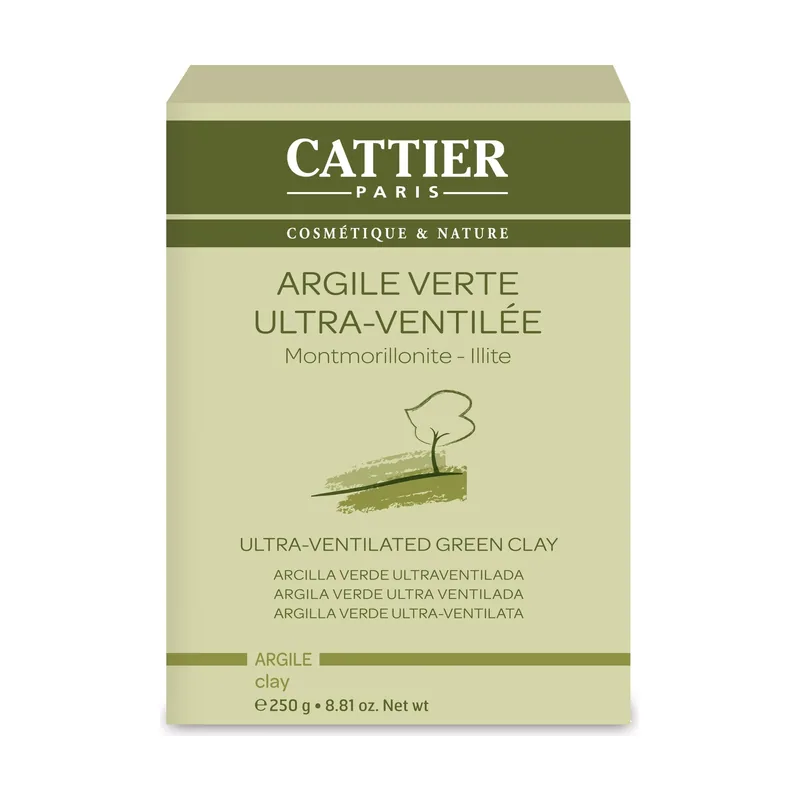 Cattier Arcilla Verde Ultraventilada 250 g