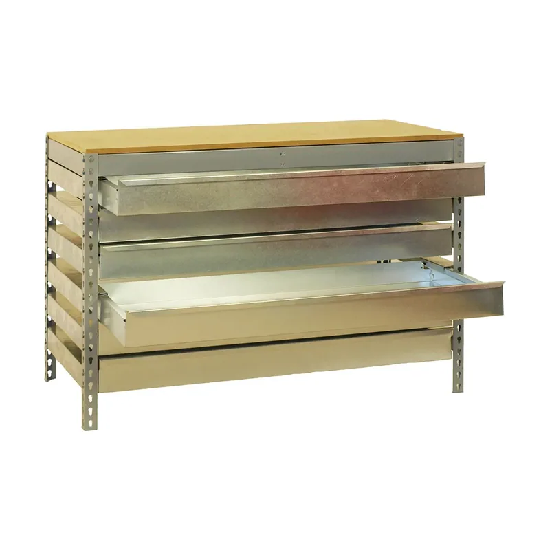 Banco de Trabajo Bt5 6box 842x1210x760 Mm Grey / Wood