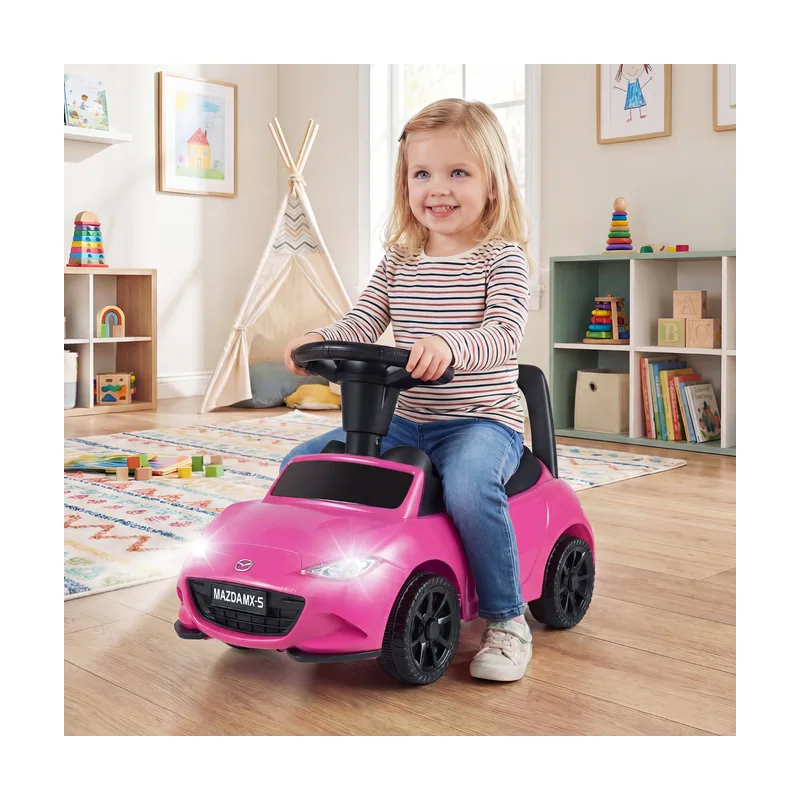 Coche de Empuje para Niños Juguete Deslizante Rosa